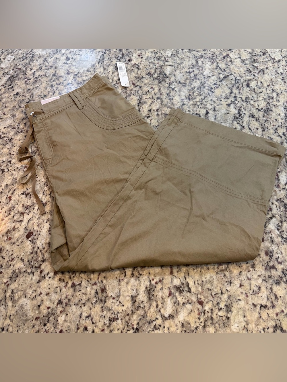 croft & barrow Women's Olive Cropped Pants